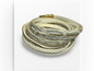 Women Leather Wrap Bracelet Multi Layer Wristband Wrap Around Braid Magnetic Closure