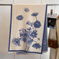 Cashmere Pashmina Scarf – Thick Winter Wrap for Women Floral Long Stem