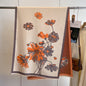 Cashmere Pashmina Scarf – Thick Winter Wrap for Women Floral Long Stem