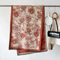 Cashmere Pashmina Scarf – Thick Winter Wrap for Women Vintage Flower Print