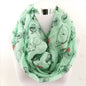 Infinity Scarf Lightweight Bicycle Print