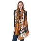 Womens Floral Print Scarf Winter Warm Pashmina Scarf Shawls