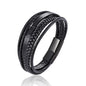 Leather Wrap Bracelet For Men and Women Multi Layer Wristband Multi Strand Unisex Plain Magnetic Closure