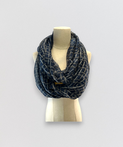 Infinity Scarf Lighweight Weave Pattern