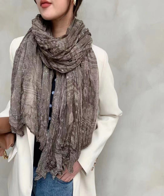 scarf boho crinkle 