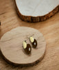Vintage Resin Stud Drop Earrings Dangle Geometric