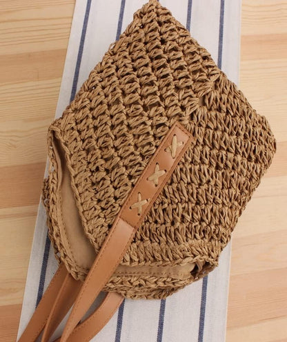 Straw Beach Bags for Women Tote Bag Woven Handbag