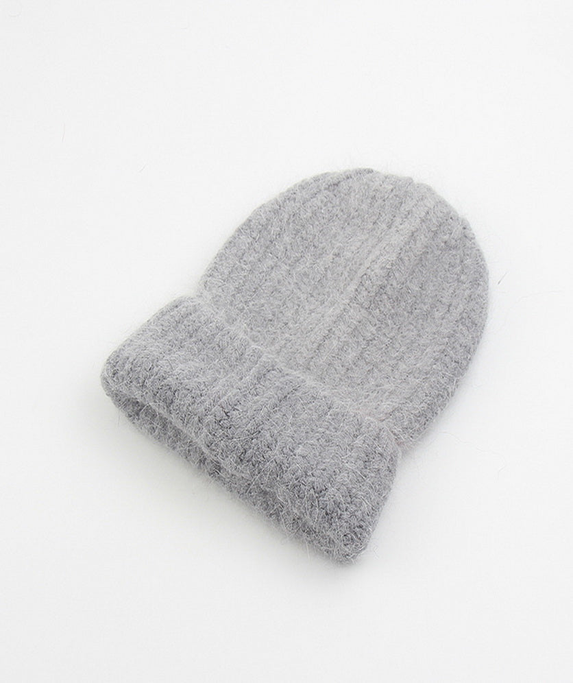 Winter Beanie Hats for Women Men Knitted Hat Angora Wool