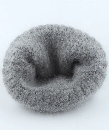 Winter Beanie Hats for Women Men Knitted Hat Angora Wool