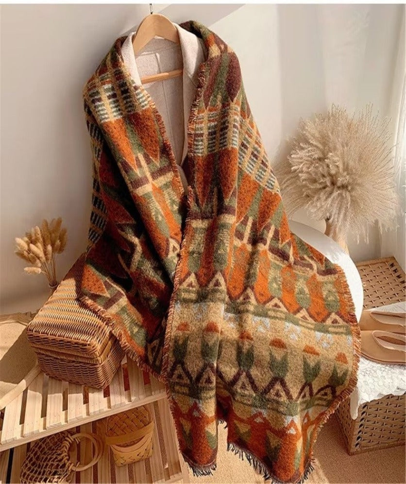 Women Blanket Shawl Bohemian