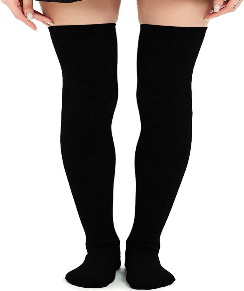 Womens Knee High Socks Cotton Plain – Pika Pika Twinkle