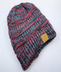 Beanie Hat Unisex Warm Knit Stretch Ponytail Messy Bun Hat