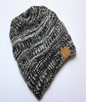 Beanie Hat Unisex Warm Knit Stretch Ponytail Messy Bun Hat