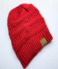 Beanie Hat Unisex Warm Knit Stretch Ponytail Messy Bun Hat