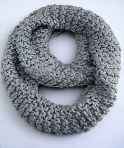 Scarf For Women Solid Knitted Oversize Infinity Circle Loop Scarf Neckwarmer