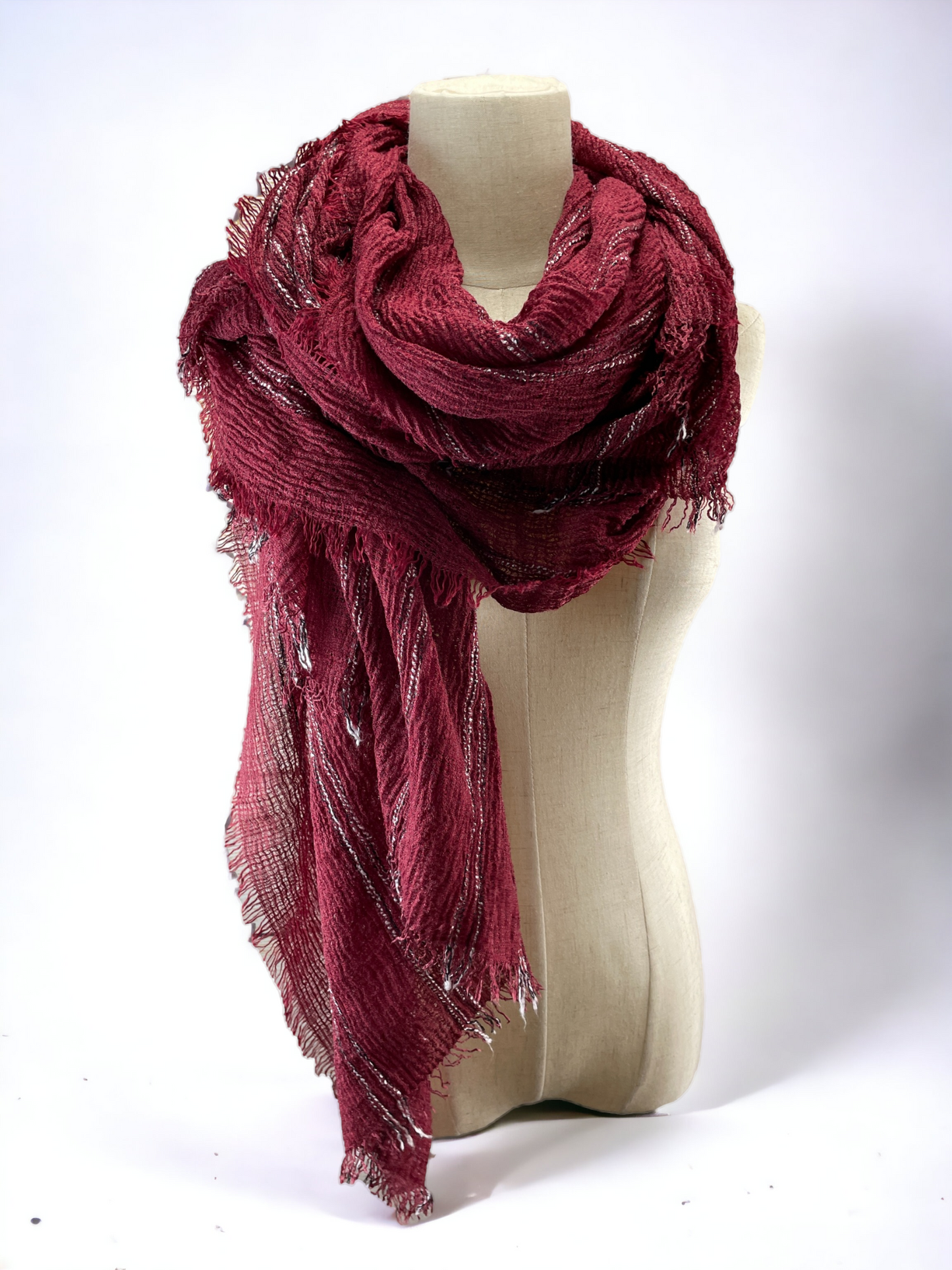 Women Soft Cotton Hemp Scarf Shawl Long Scarves, Scarf and Wrap, Head Scarves