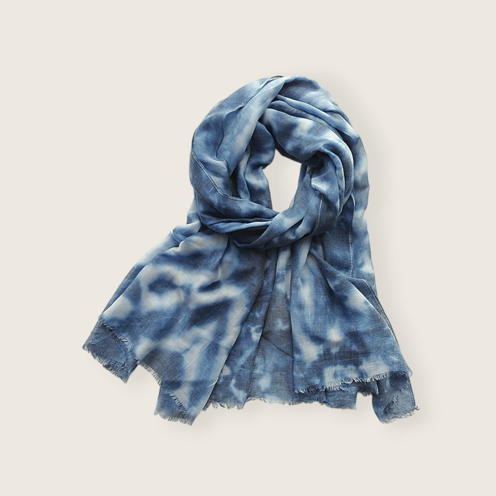 Scarf Soft Lightweight Tie Dye Multicolour