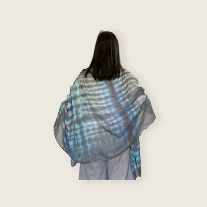 Scarf Soft Lightweight Tie Dye Multicolour