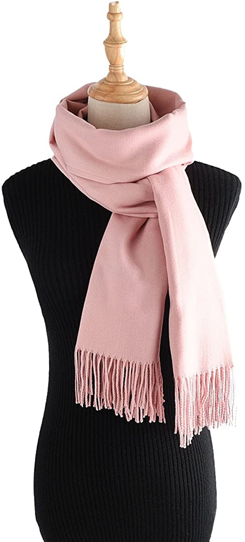 Winter Cashmere Wool Scarf Pashmina Shawl Wrap for Women