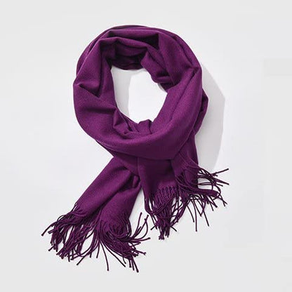 Winter Cashmere Wool Scarf Pashmina Shawl Wrap for Women