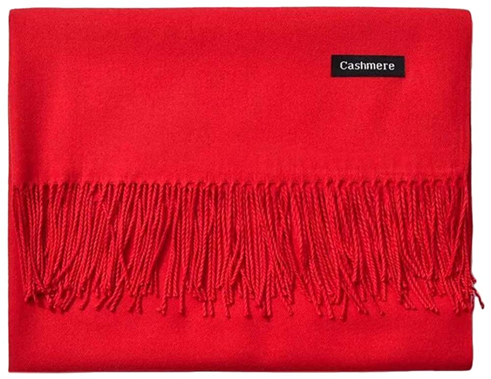 Winter Cashmere Wool Scarf Pashmina Shawl Wrap for Women