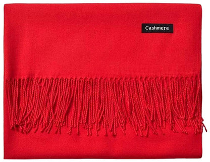 Winter Cashmere Wool Scarf Pashmina Shawl Wrap for Women