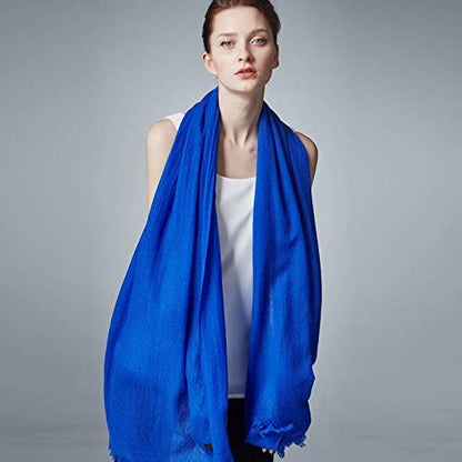 Winter Cashmere Wool Scarf Pashmina Shawl Wrap for Women