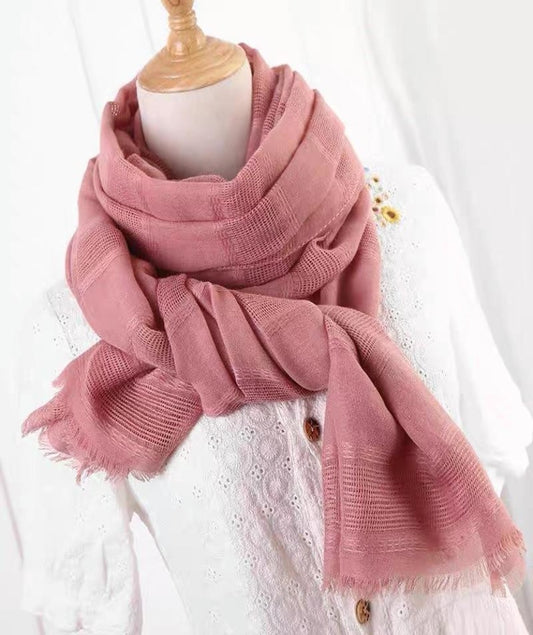 Cotton Linen Scarf Shawl Head Wrap Hijab Scarf For Women and Men Unisex