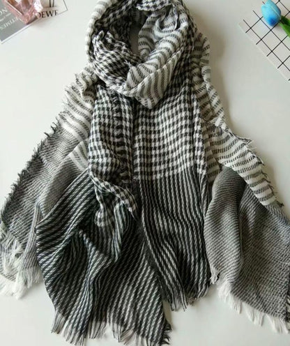 Scarf For Women And Men Lightweight Long Soft Houndstooth Plaid