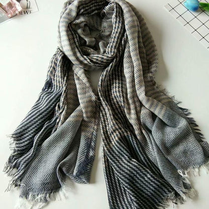 Scarf For Women And Men Lightweight Long Soft Houndstooth Plaid