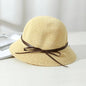 Women Summer Sun Hat Lightweight Breathable Foldable Beach Bucket Hat for Ladies Travel Linen Cotton