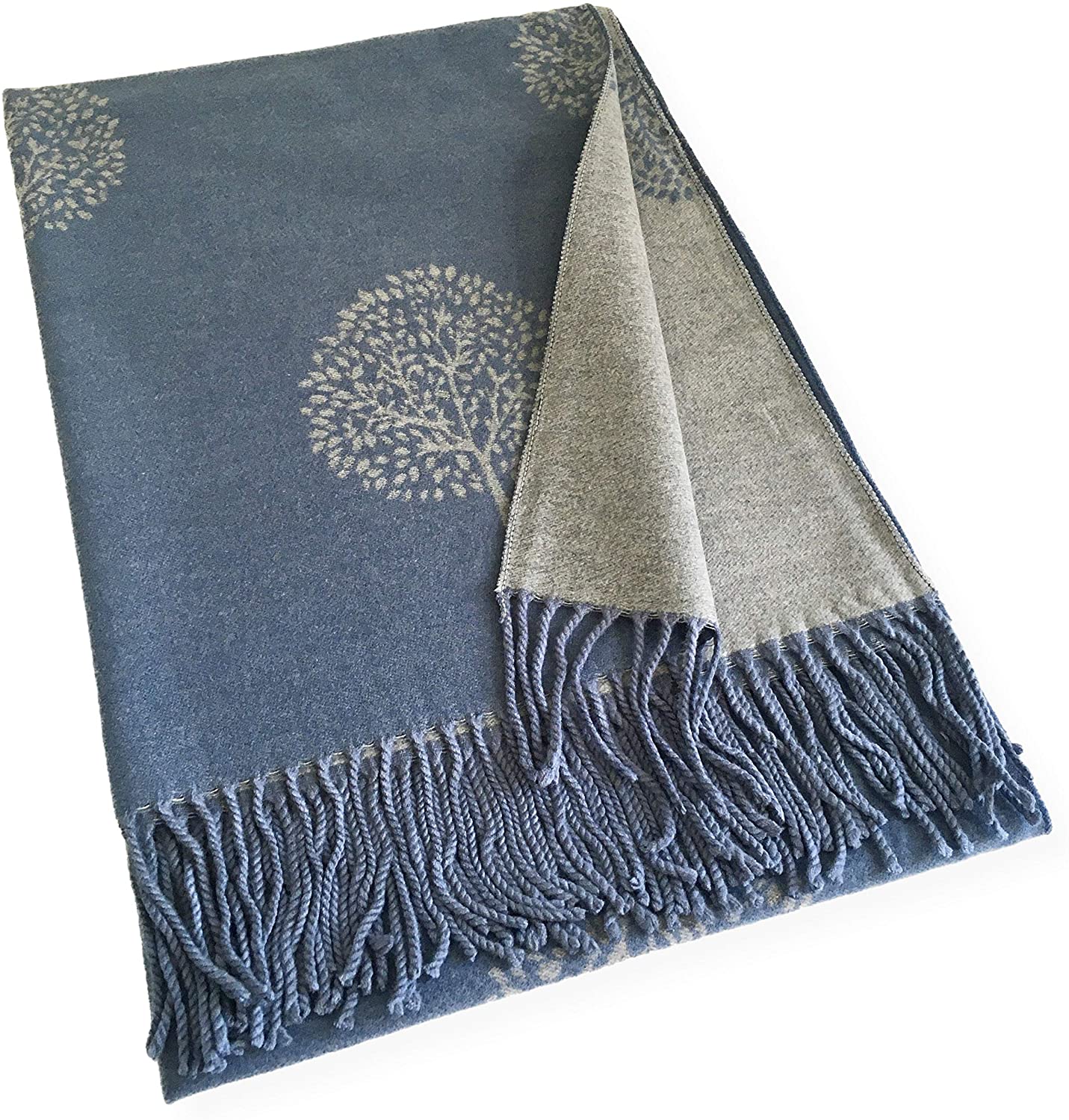 Cashmere Pashmina Shawls, Winter Reversible Blanket Scarves For Women Tree of Life